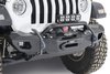 JFB1884 Black Ops Shorty Winch Front Bumper Fits Select Jeep Wrangler JK/JL/Gladiator JT [Bare Steel] - image 2