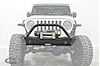 JFB9672 Destroyer Shorty Front Bumper w/ No Guard 1987-2006 Jeep TJ/LJ/YJ [Bare Steel] - image 1