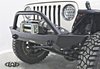 JFB9677 Destroyer Full Front Bumper w/ No Guard 1987-2006 Jeep TJ/LJ/YJ [Black Powder Coated] - image 2