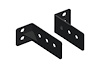 JFT9603 Frame Tie-in Bracket, For Rear Bumper 1976-1986 Jeep CJ-7  [Black Powder Coated] - image 1
