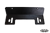 JLP0721 Signature-Series License Plate Front Bumper Under Mount Fits Select Jeep Wrangler JK/JL/Gladiator JT [Black Powder Coat]