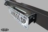 JLP0731 Universal Front Bumper Fairlead Flip Up License Plate Mount Fits Select Jeep; All LoD Models [Black Powder Coated] - image 2