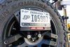 JLP1810 Destroyer Spare Tire License Plate Relocation Kit Fits Select Jeep Wrangler JL [Bare Steel] - image 2