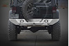 JRB0740 Destroyer Full Rear Bumper Only 2007-2017 Jeep JK Wrangler [Bare Steel] - image 1