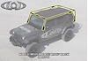 JRR0714 Destroyer 4-Door Base Rack 2007-2017 Jeep Wrangler JK [Black Powder Coat]