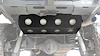 JSP0720 Destroyer Muffler Rear Skid Plate 2007-2017 Jeep JK Wrangler [Bare Steel] - image 1