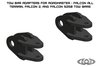 JTB0730 Tow Bar Adapters Jeep Wrangler JL/JK/TJ/LJ/YJ/Gladiator JT; Ford Bronco [Black] - image 2