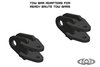 JTB0750 Tow Bar Adapters Fits Select Ford Bronco/Jeep Wrangler JL/JK/TJ/LJ/YJ/Gladiator JT [Black Powder Coat] - image 2