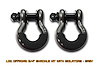 SHK1000 LoD Offroad 3/4 in. Shackle Kit with Isolators Fits Select Jeep/Chevy/Ford/GMC/Dodge; All LoD Models [Grey]