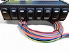 RWS-RC-8SW-BRKT 8-Switch Roll Cage Panel [1.625 in. Clamps, Dome Lights, Laser-Etched] - image 1