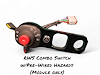 HDTURN-SW-1.25COL HD Billet Combo Turn Signal Switch Column Mount [1.00-1.25 in., 3-Position Clocking]