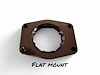 RWS-FLAT-MNT Billet Flat-Panel Combo Switch Mount [Black Anodized, 3/4 in. Hazard Hole]