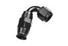 Hose End [1200 Series, -8 AN Hose to -8 AN Female Threads, 120 Degree, Black]