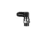 Adapter Fitting [1690 Series, -6 AN Male Threads to -6 AN O-ring Male Threads, 90 Degree, Black] - image 2