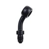Brake Fitting [3200 Series, 10mm Banjo to -3 AN Male Threads, 35 Degree, Black]