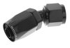 Hose End [6000 Series, -4 AN Hose to -4 AN Female Threads, 30 Degree, Black]