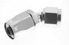 Hose End [6000 Series, -4 AN Hose to -4 AN Female Threads, 45 Degree, Clearcoat]