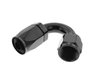Hose End [6000 Series, -10 AN Hose to -10 AN Female Threads, 150 Degree, Black]