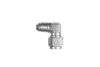 Coupler Fitting [8290 Series, -10 AN Female Threads to -10 AN Male Threads, 90 Degree, Clearcoat]
