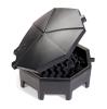 DRM672-BK Universal Poly/Steel 55-Gallon Drum Funnel with Hinged Lid [Black]