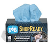 WIP444-BL PIG ShopReady Disposable Microfiber Wipers Pop-Up [Blue]