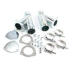 Patriot Exhaust H1128 Exhaust Cut-Out Hookup Kit 2 1/4 Inch Pair - image 1