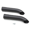 Patriot Exhaust H3812-B Side Tubes 20" Turnout Muffler Hi-Temp Black Coating - image 1