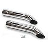 Side Tube Turnouts Without Muffler Chrome - image 1