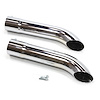 Side Tube Turnouts With Muffler Chrome - image 1
