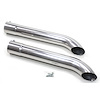 Side Tube Turnouts Without Muffler Metallic Ceramic Coated - image 1