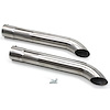 Side Tube Turnouts Without Muffler Uncoated - image 1