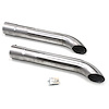 Side Tube Turnouts With Muffler Uncoated - image 1