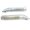 H3824 Shielded Side Tube Turnouts with Muffler [Chrome] - image 1