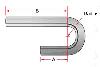 Aluminized J-Bend Exhaust Tubing 16 Gauge - image 1