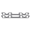 Header Flange Gaskets Buick 401-425 - image 1