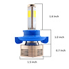 H13LED4S 4-Sided Plug-N-Play LED HeadLight Kit, 2,500 LUX, 6,000 Lumens, w/ OEM Kelvin Color - image 1