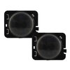 JJKSFH Side Fender Amber LED Light Kit, w/ White HALO, Fits 06-17 Jeep Wrangler JK - image 3