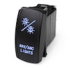 MSTLS27B Marine Sport LED Rocker Switch, w/ Blue LED Radiance, NAV Lights - image 1