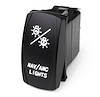 MSTLS27W Marine Sport LED Rocker Switch, w/ White LED Radiance, NAV Lights - image 1