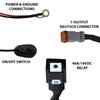 RS-HARN-SS2 Universal LED Light Bar Wire Harness, w/ Switch, w/ heavier gauge, Fits 40-50 in. Light Bars, 1 output - image 4