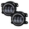 RS162RGB 4 in. LED Fog Light APP Bluetooth Control RGB Halo Angel Eyes White Fog Lamp, Fits Jeep Wrangler JK CJ TJ - image 4