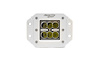 RS-18W6LED-FM(W) WHITE SHELL Flush Mountable 18W 6-LED High-Powered 3x3 LED Spot Light, w/ White L.E.D. - image 1