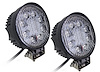RS-24W-R-2 Street-Series 4 in. Round LED Work Spot Light, 24W/1,560LM, Pair - image 1