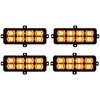 RS-281-4LED-A 4 LED Grille Strobe Light Kit, Amber - image 2