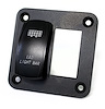 RS2PRS Aluminum Rocker Switch Mounting Panel, Fits 2 Rocker Switches - image 1