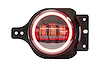 RS3030RGBJL Fog Blacked Out Bluetooth RGB HALO Control 30W - 4 in. Fog Light, 2018+ Jeep JL, w/DRL White Function - image 1