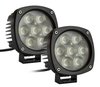 RS-4CREE-35W-2 Professional-Grade HD-Series 4.3 in. Round LED Spot Light, Pair, w/ Dual Output Harness included - image 2