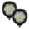 RS-4CREE-35W-2 Professional-Grade HD-Series 4.3 in. Round LED Spot Light, Pair, w/ Dual Output Harness included - image 3