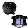RS-4FHALOW 4 in. 30W/1440LM LED Fog Light Kit, w/ White LED Halo, Fits 2007-2017 Jeeps - image 4