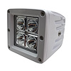 RS4L3X316W-W Marine-Series 3x3 in. 16W - 4-LED Cube Docking Spreader Light, w/ Optional Amber Anti-Fog Cover, White - image 1
